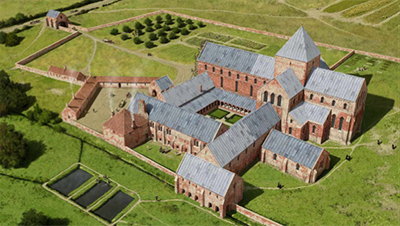 Lanercost Priory ruins in Cumbria