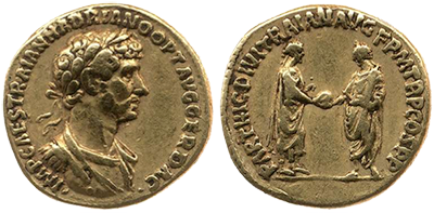 Emperor Hadrian coins