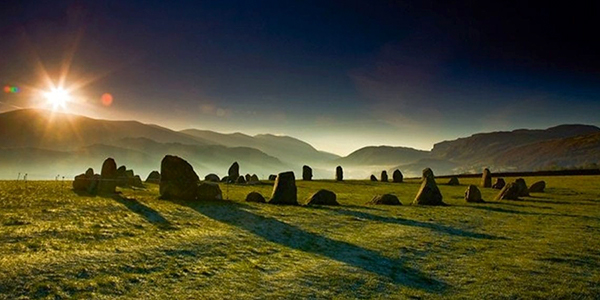 Castlerigg stone circle in Lake District National Park