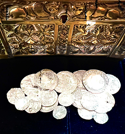 Historic coin hoard featured in The Hoard of Eden