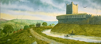 The Tower of Water overlooking River Eden